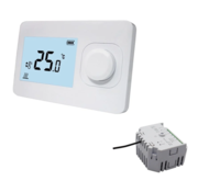 Quality Heating QH Basic easy thermostat non programmable avec mini récepteur encastré