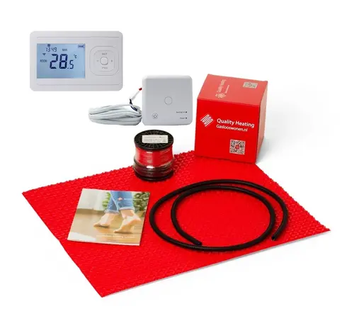 Quality Heating 120Watt m2 QH Grid inclusief Wifi V3 thermostaat met ontvanger