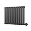 Quality Heating Elektrische radiator horizontaal zwart 800Watt Calysta