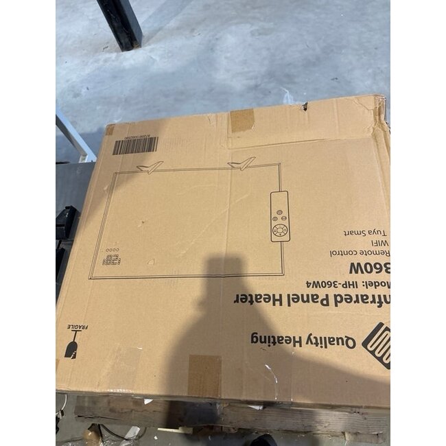 2ekans | QH-SP Télécommande Wi-Fi, panneau infrarouge mobile 360, 450 et 720 watts - 360 watts 60 x 60 cm