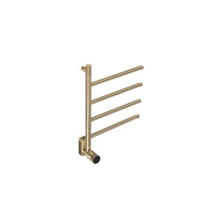 Quality Heating Elektrische handdoek radiator gold met thermostaat