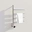 Radiateur sèche-serviettes électrique chromé avec thermostat