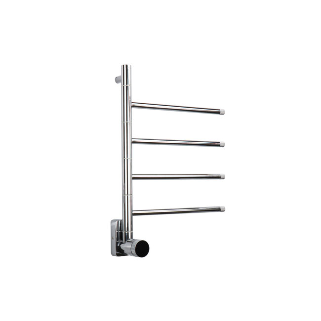 Elektrische handdoek radiator chrome met thermostaat
