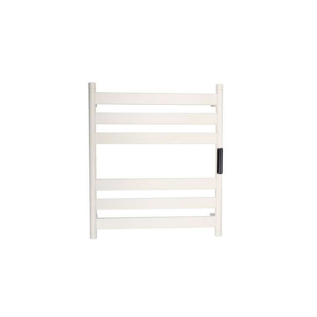 Radiateur sèche-serviettes électrique noir avec thermostat A-CS06G-W