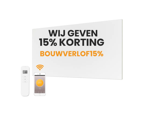 Chauffage durable ? Profitez d'une réduction de 15 % pendant notre promotion des vacances de la construction !