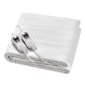 Quality Heating QH Couverture électrique - 2 personnes 160 x 140 cm avec élastiques d'angle et contrôleurs