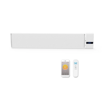 Quality Heating Chauffage de terrasse infrarouge Whitewarm Wifi 1800 - 2400Watt