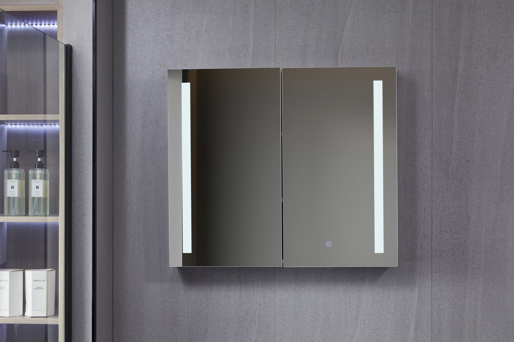 Spiegelkasten met ledverlichting