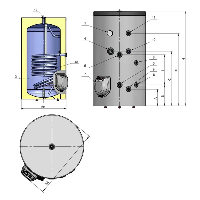 Fothermo zonnestroomboiler 200 liter – duurzame wateroplossing