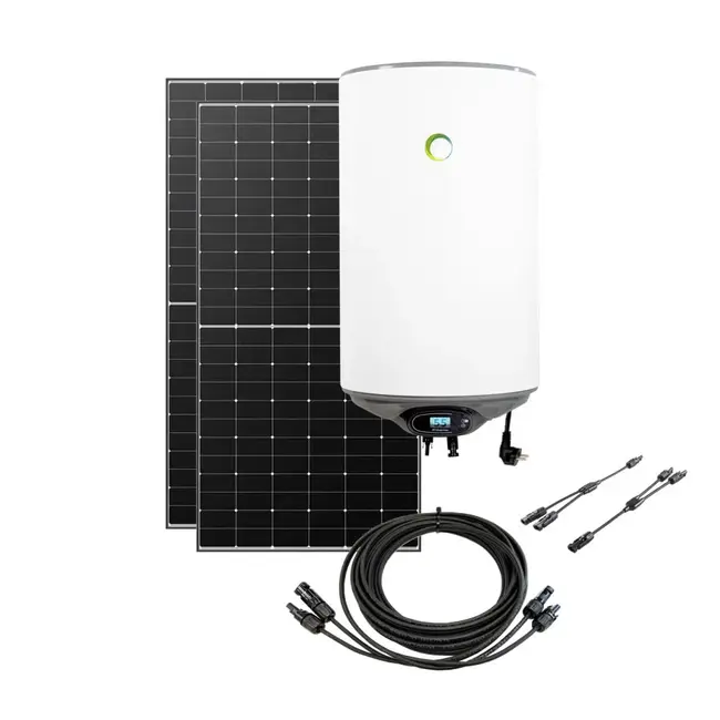 Fothermo hybride zonnestroomboiler 80L inclusief zonnepanelen – compleet pakket