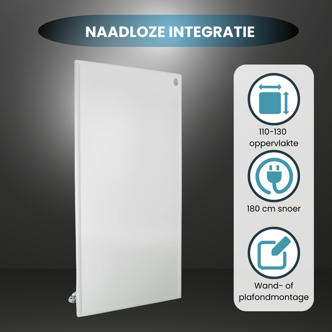 Panneau infrarouge QH-HL avec éclairage LED 63x 65,5 cm 400Watt