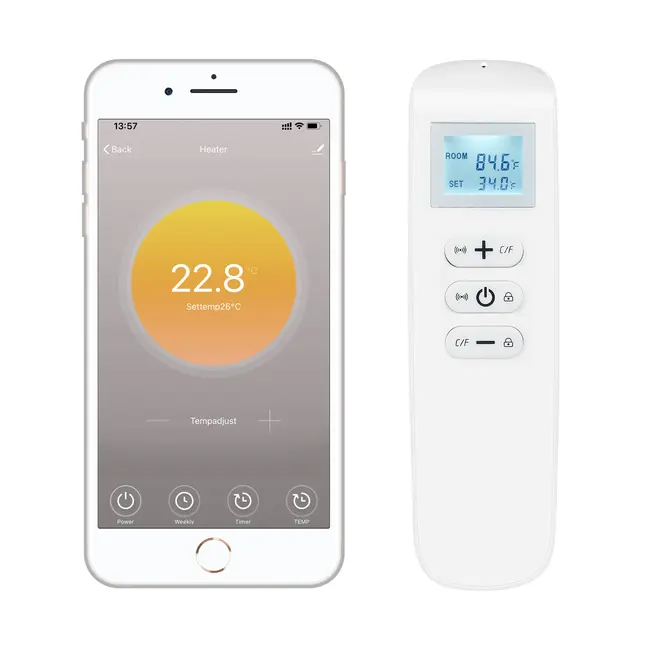 QH-FR infraroodpaneel glad RC 119x90cm 1100W