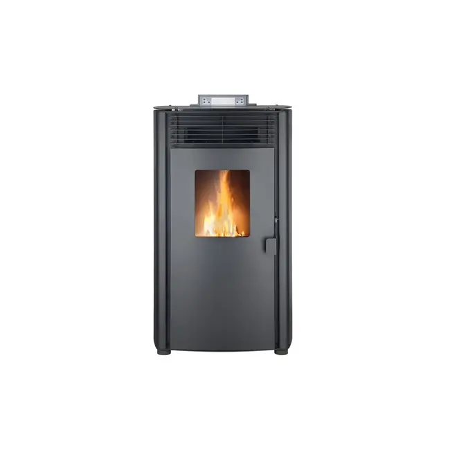 Pelletkachel - 8.8KW - voor 60-80 m2 - 5 niveaus - timer - CR05 Black