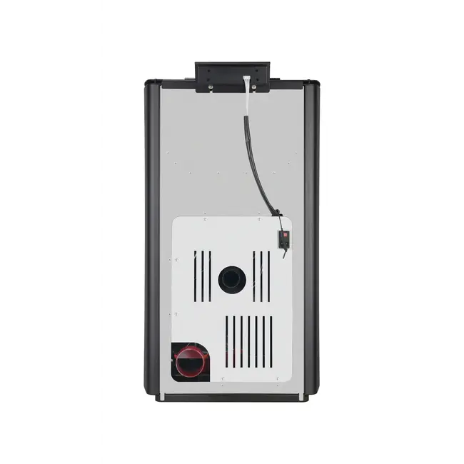 Poêle à granulés - 8.8KW - pour 60-80 m2 - 5 niveaux - minuterie - CR05 Noir