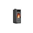 Pelletkachel - 9.6 kW 80 -90 m² - 5 niveaus - timer - KM1009A - Black