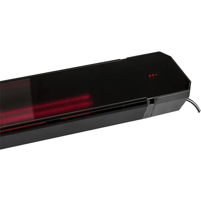 Infrarood terrasverwarmer Calore black heater instelbaar met 1600 - 3200Watt