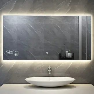 Quality Heating Miroir intelligent avec éclairage LED chauffage infrarouge 60X60 200Watt