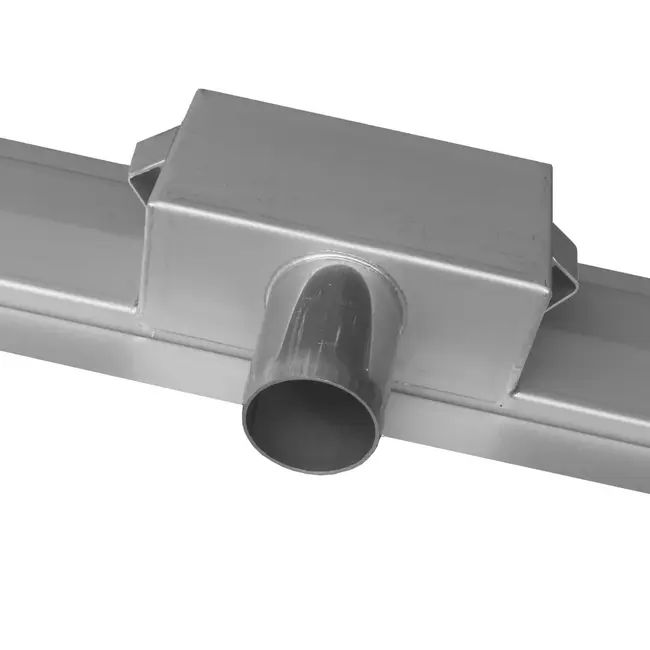 LunaDrain caniveau de douche complet avec bride et grille fermée