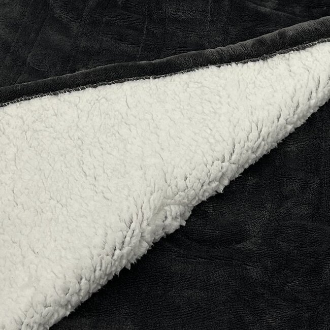 Couverture électrique - Couverture chauffante - 1 personne - 180x150 cm - Polaire - bleu