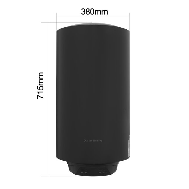 50 Liter QH V2 dual tank elektrische boiler met digitale bediening