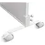Standconsole set met wielen voor infrarood panelen