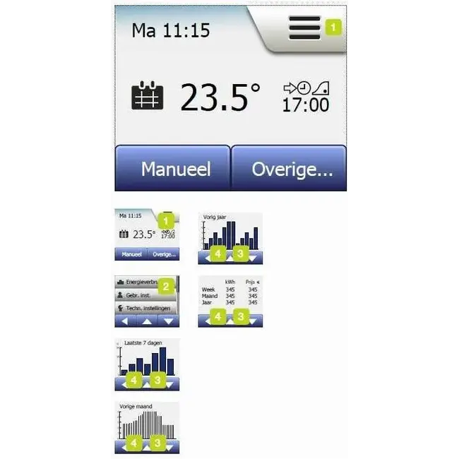 Thermostat Wi‑Fi MWD5 OJ microline