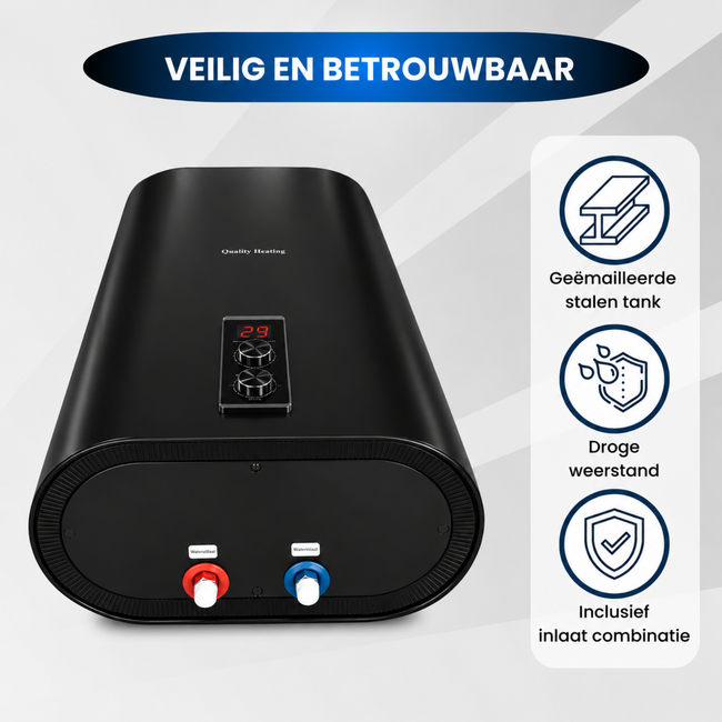 Chaudière électrique double QH de 30 litres avec commandes numériques