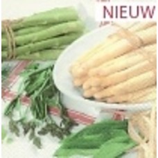 Servetten Asperge mix 33 x 33 cm