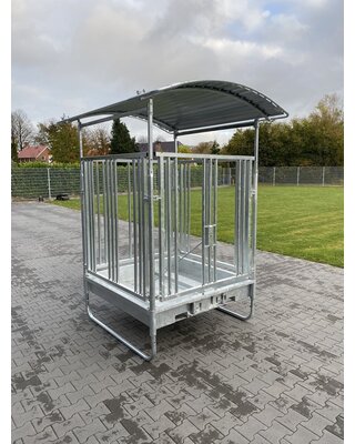 Animal Fences Grote en zeer robuuste hooiruif met recht voerhek en 8 voerplaatsen