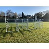 Dubbele mobiele stal 6.00 x 3.00 meter met 2 toegangspoorten