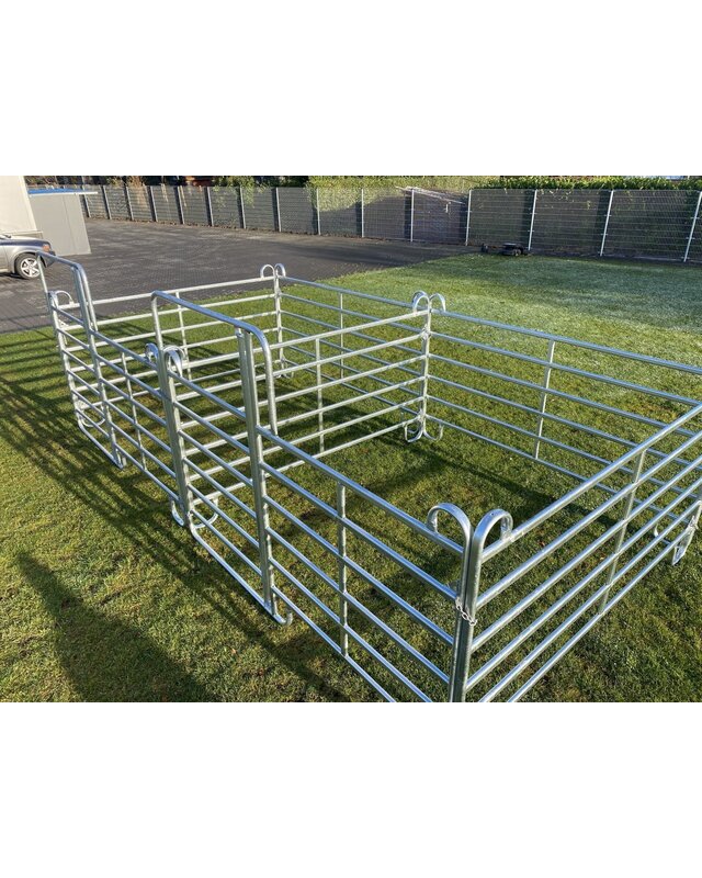 Animal Fences Robuuste mobiele hekken XL grijs 3.00 mtr.