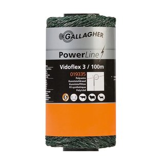Vidoflex 3 Powerline (groen, 100 meter)