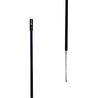 Kunststof paal zwart, 0,50m + 0,20m pen (10 stuks)
