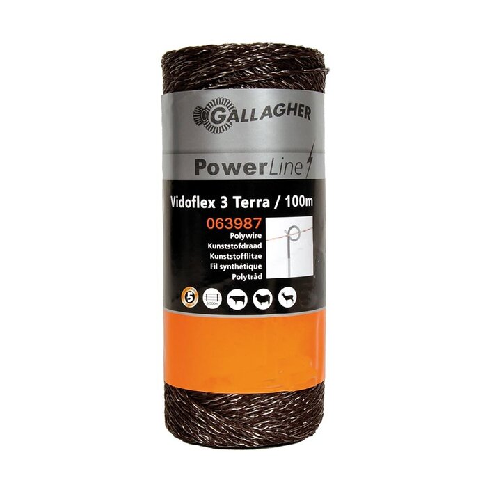 Vidoflex 3 Powerline (terra, 100 meter)