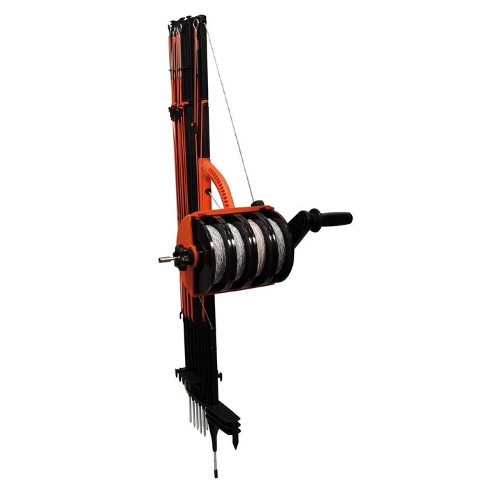 SmartFence V2 (4 stuks) - 10 palen, vier draden en haspels in één systeem (100m)