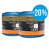 Duopack Kunstofdraad blauw 2x400m
