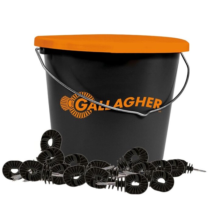 Schroefisolator BS hout (super, 175 stuks)  - met gratis emmer