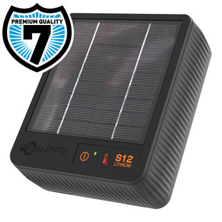Gallagher S12 Solar schrikdraadapparaat incl. Lithium batterij en gratis aardpen!