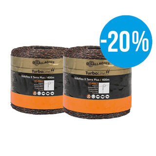 Vidoflex 9 TurboLine Plus (terra, Duopack 2x400 meter)