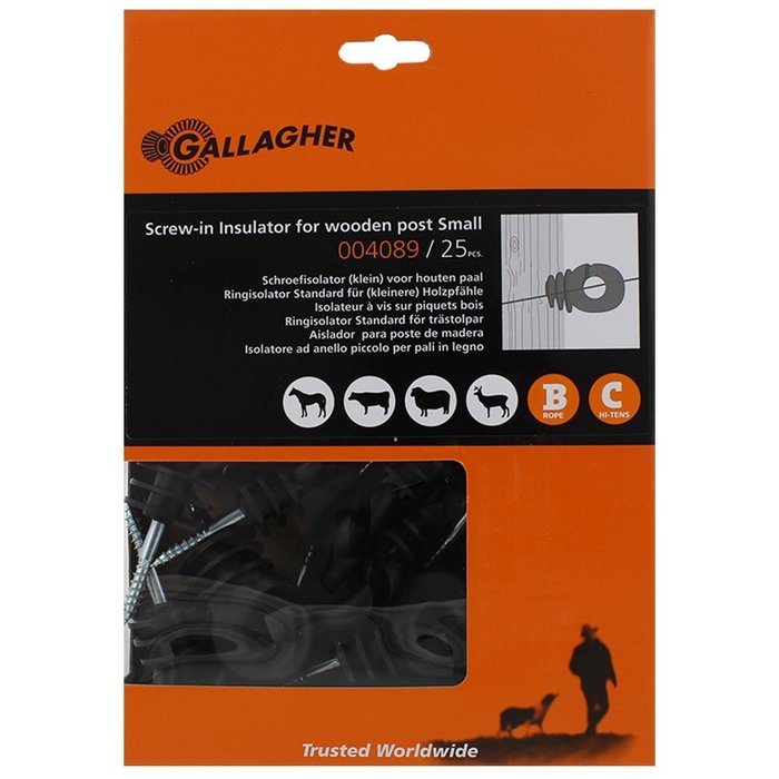 Schroefisolator BS hout (klein, 25 stuks)