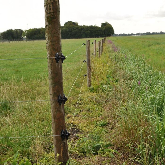 W-isolator (zwart, 25 stuks)