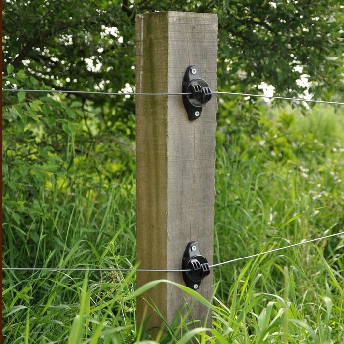 W-isolator (zwart, 25 stuks)