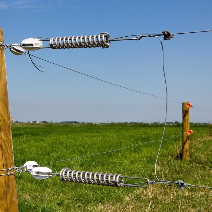 Draadklem (gebogen, 10 stuks, inclusief vleugelmoer)