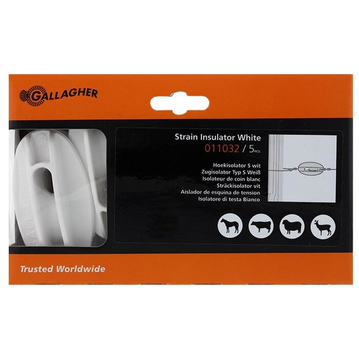 Hoekisolator S versterkt (wit, 5 stuks)