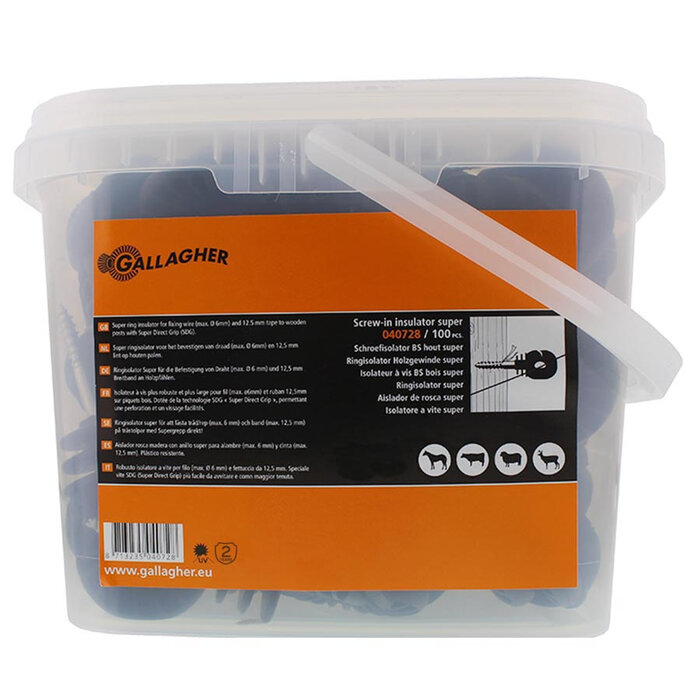 Schroefisolator BS hout (super, 100 stuks)