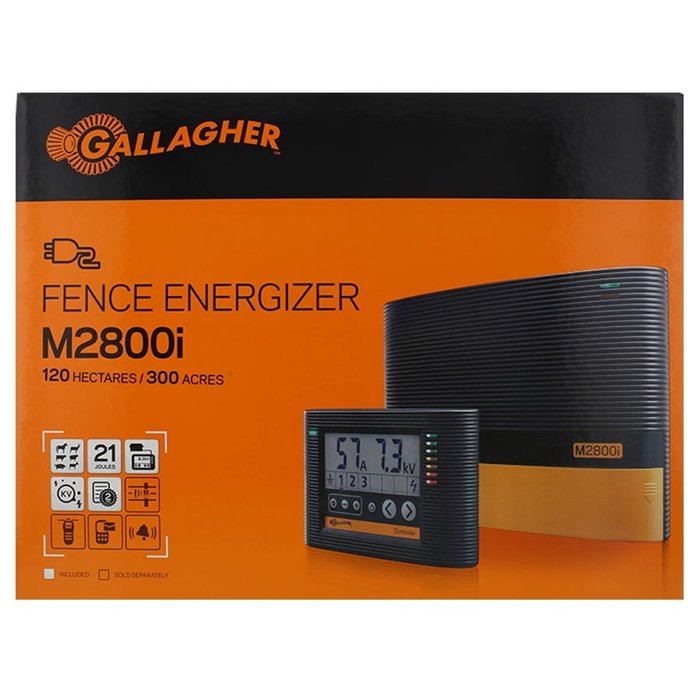 Gallagher i Series M2800i Schrikdraadapparaat Lichtnet (230V) - Nu met  Gratis Afstandsbediening