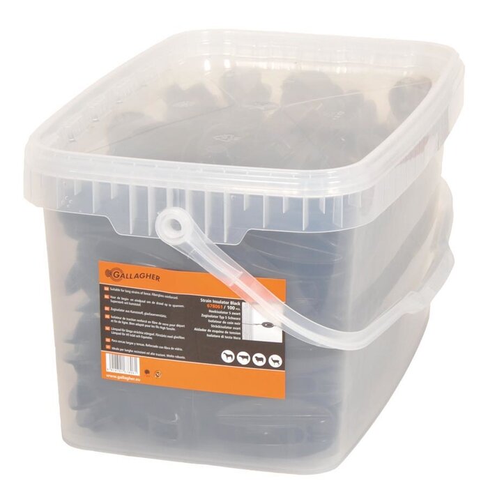 Hoekisolator S versterkt (zwart, 100 stuks)