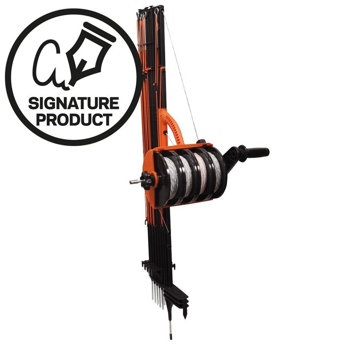 SmartFence V2 (4 stuks) - 10 palen, vier draden en haspels in één systeem (100m)