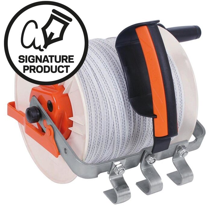 Grote haspel met versnelling (1200 meter)