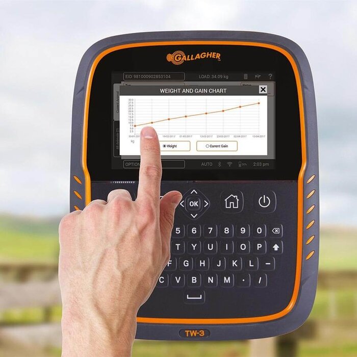 Weegschaal TW-3 met Data recorder